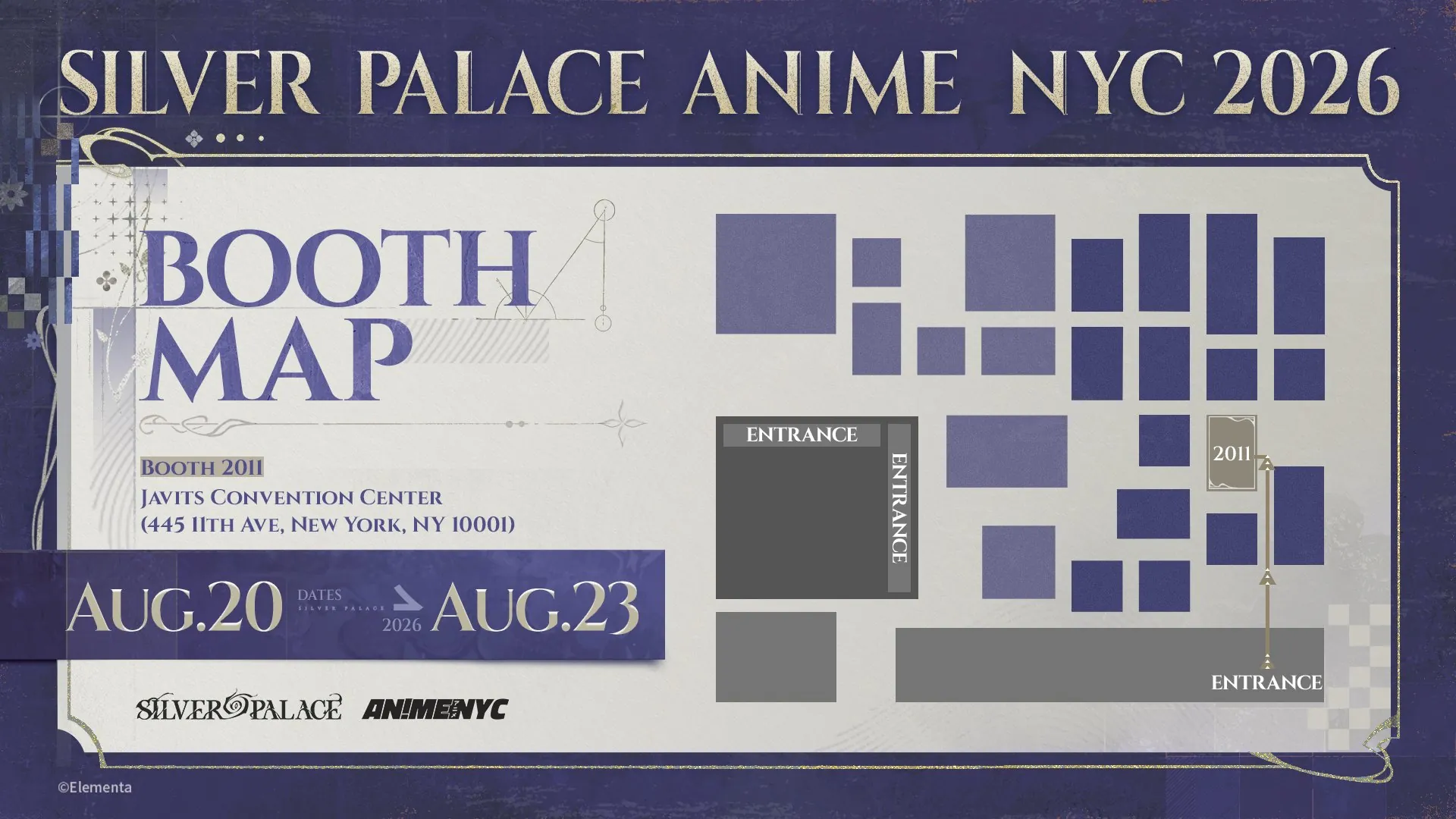 Silver Palace at Anime NYC 2026: Booth 2011 Guide