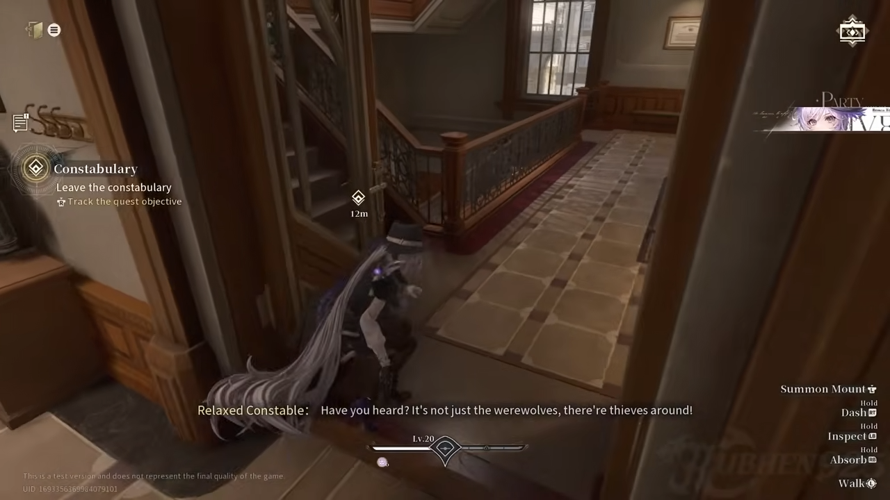 A constable inside the River Constabulary saying that it is not just the werewolves, there are thieves around