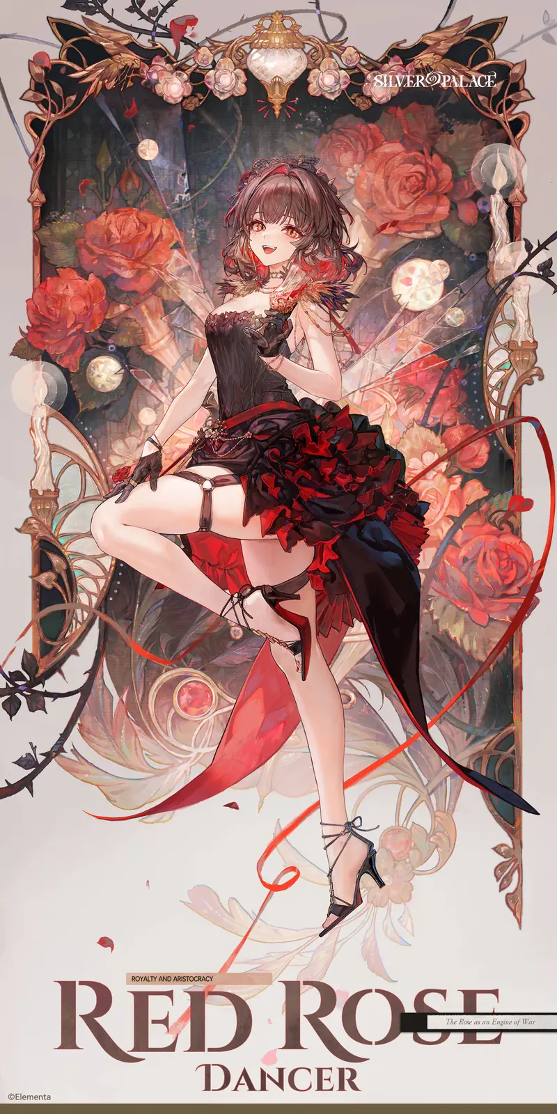 Red Rose character title page