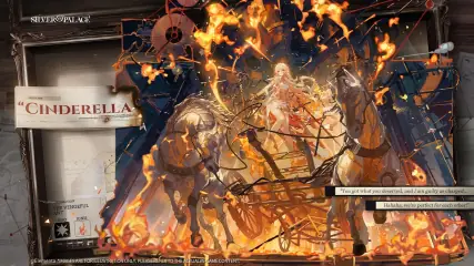 Cinderella splash art in Silver Palace, one of the Fableborne reworked from a fairytale