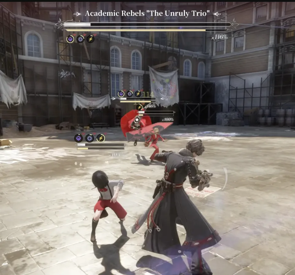 The Unruly Academic Trio boss encounter