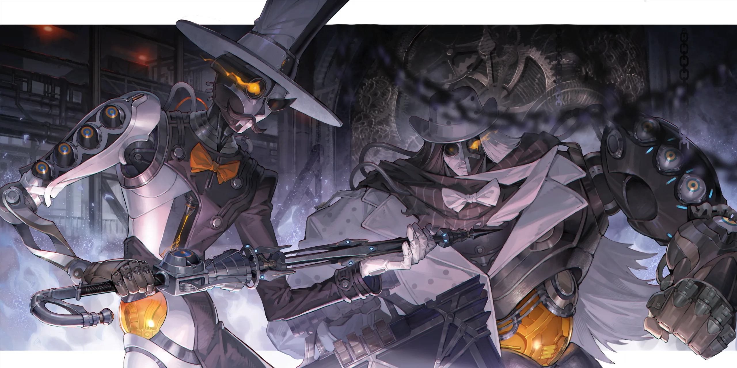 Full splash artwork for The Mechanical Creations Mystery