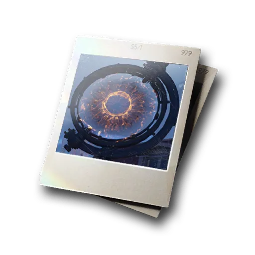 Photograph of the Spinotrode from Silver Palace, showing Silverillia drifting inside