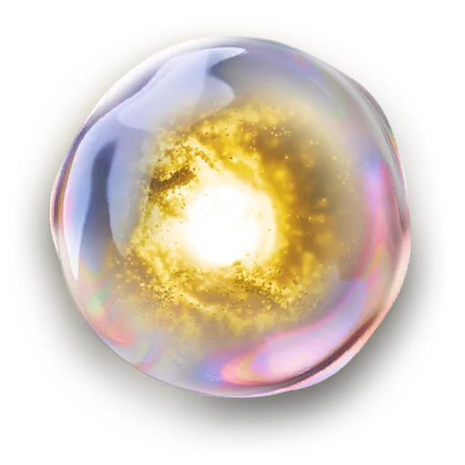 The Argent Bubble collectible from Silver Palace, a luminous sphere of coalesced Silverium dust