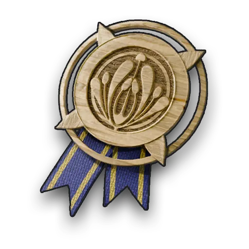 Wood-Carved Medal icon